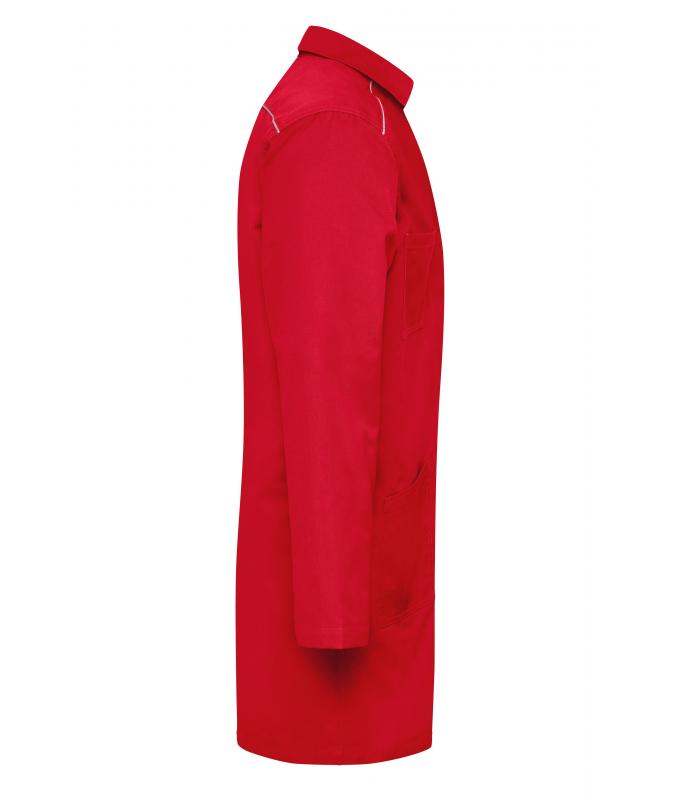 Unisexe Blouse de travail - SOLID - Rouge 8735