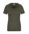 Dames Ladies' Workwear T-Shirt - SOLID - Olijf 8711