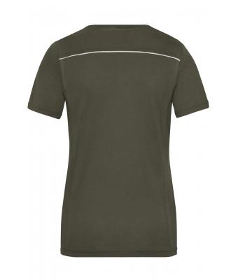Dames Ladies' Workwear T-Shirt - SOLID - Olijf 8711