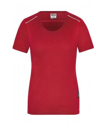 Damen Ladies' Workwear T-Shirt - SOLID - Red 8711