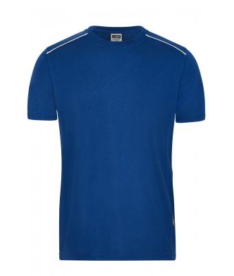 Heren Men's Workwear T-Shirt - SOLID -   OCS Blended Donkerroyal 8712