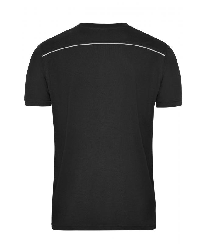 Men Men's Workwear T-Shirt - SOLID - OCS Blended Black 8712