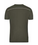 Heren Men's Workwear T-Shirt - SOLID - OCS Blended Olijf 8712