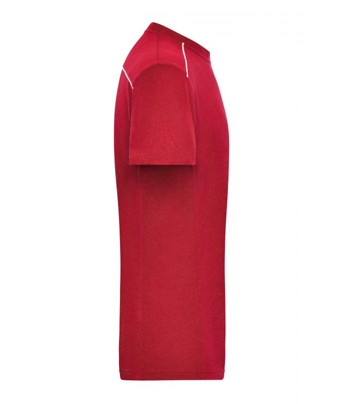 Men Men's Workwear T-Shirt - SOLID - OCS Blended Red 8712