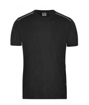 Herren Men s Workwear T Shirt SOLID Black Daiber