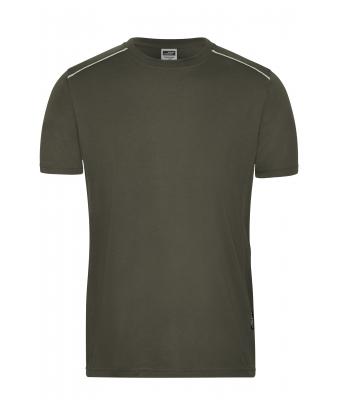 Homme T-shirt de travail homme - SOLID - Olive 8712