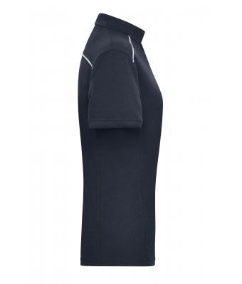 Femme Polo de travail femme - SOLID - Marine 8709