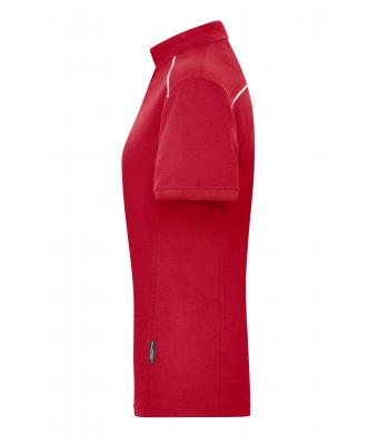 Femme Polo de travail femme - SOLID - Rouge 8709