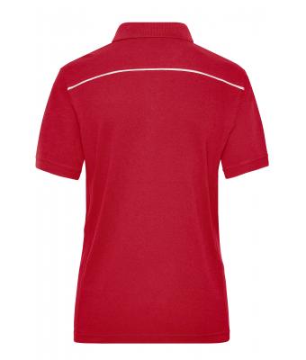 Femme Polo de travail femme - SOLID - Rouge 8709