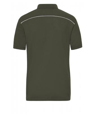 Heren Men's  Workwear Polo - SOLID -   OCS Blended Olijf 8710