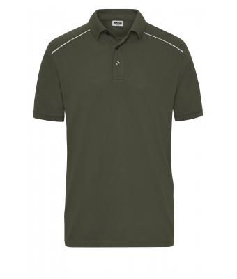Heren Men's  Workwear Polo - SOLID -   OCS Blended Olijf 8710