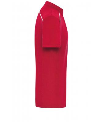 Men Men's  Workwear Polo - SOLID -   OCS Blended Red 8710