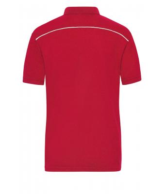 Heren Men's  Workwear Polo - SOLID -   OCS Blended Rood 8710