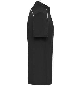 Herren Men's  Workwear Polo - SOLID -   OCS Blended Black 8710