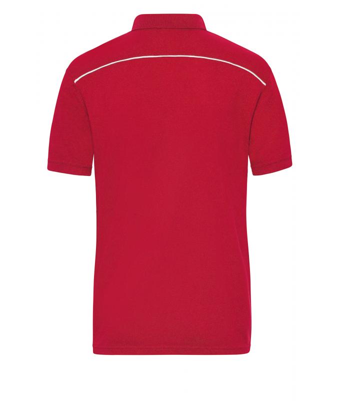 Heren Men's Workwear Polo - SOLID - OCS Blended Rood 8710