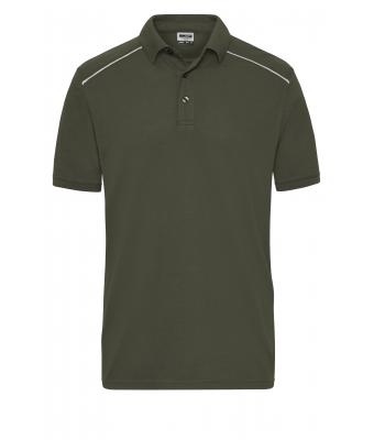 Homme Polo de travail homme Polo - SOLID - Olive 8710