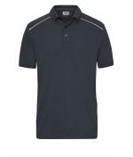 Homme Polo de travail homme Polo - SOLID - OCS Blended Carbone 8710