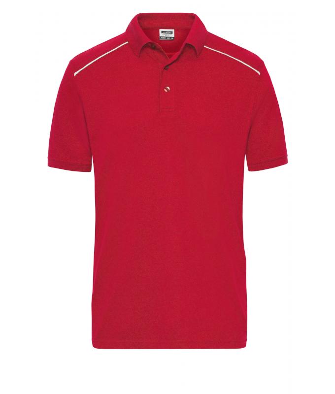 Homme Polo de travail homme Polo - SOLID - OCS Blended Rouge 8710