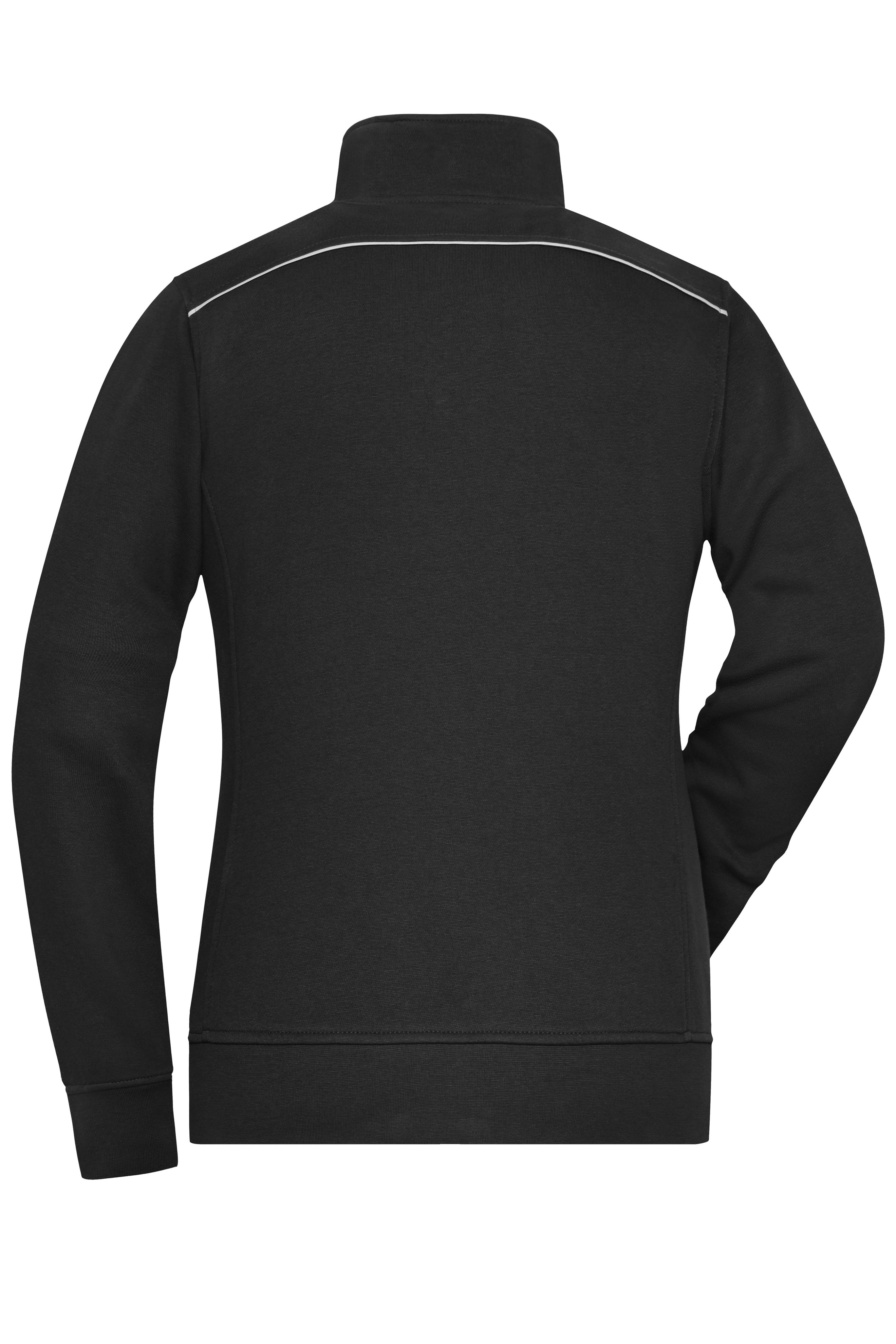 Ladies Ladies' Workwear SweatJacket SOLID BlackDaiber