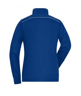 Dames Ladies' Workwear Sweat Jacket - SOLID - Donkerroyal 8727