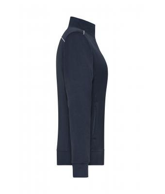 Dames Ladies' Workwear Sweat Jacket - SOLID - Navy 8727