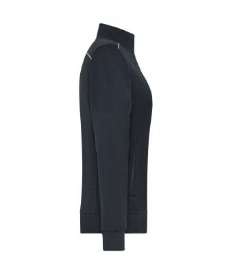Dames Ladies' Workwear Sweat Jacket - SOLID - Carbon 8727