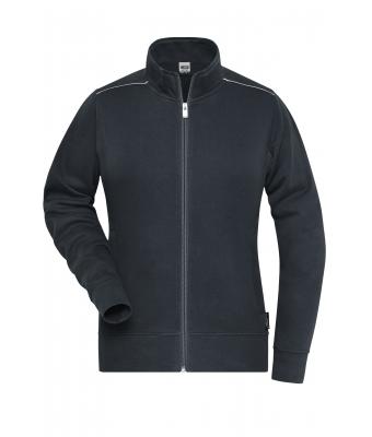 Dames Ladies' Workwear Sweat Jacket - SOLID - Carbon 8727