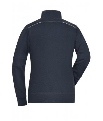 Femme Sweat de travail femme zippé - SOLID - Marine 8727