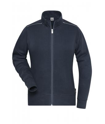 Femme Sweat de travail femme zippé - SOLID - Marine 8727