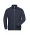 Unisexe Sweat de travail zippé - SOLID - Marine 8728