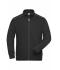 Unisex Workwear Sweat Jacket - SOLID - Zwart 8728