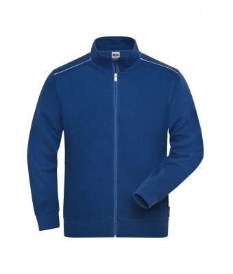 Unisex Workwear Sweat Jacket - SOLID - Dark-royal 8728