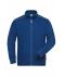 Unisex Workwear Sweat Jacket - SOLID - Donkerroyal 8728