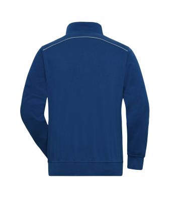 Unisexe Sweat de travail demi-zippé - SOLID - Royal-foncé 8733