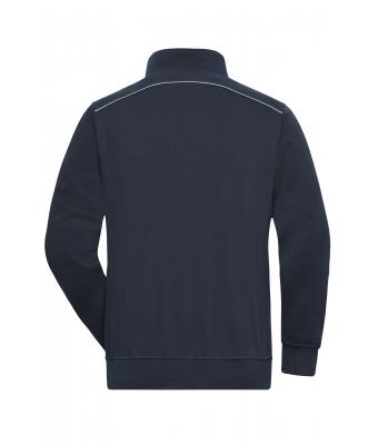 Unisexe Sweat de travail demi-zippé - SOLID - Marine 8733