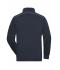 Unisexe Sweat de travail demi-zippé - SOLID - Marine 8733