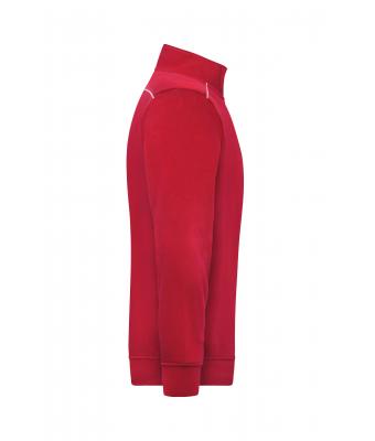 Unisex Workwear Half-Zip Sweat - SOLID - Rood 8733