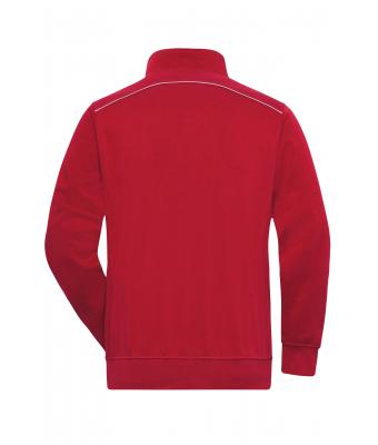 Unisex Workwear Half-Zip Sweat - SOLID - Rood 8733