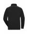 Unisex Workwear Half-Zip Sweat - SOLID - Zwart 8733