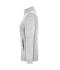 Dames Ladies' Knitted Workwear Fleece Jacket - SOLID - Wit-melange/carbon 10221