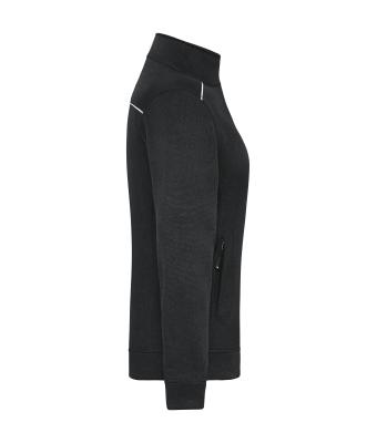 Femme Veste polaire de travail tricot femme - SOLID - Noir/noir 10221