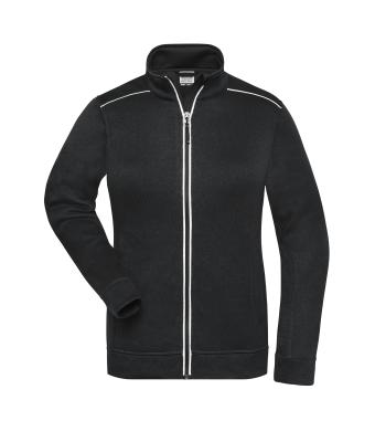 Femme Veste polaire de travail tricot femme - SOLID - Noir/noir 10221