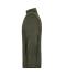 Heren Men's Knitted Workwear Fleece Jacket - SOLID - Olijf-melange/zwart 10222
