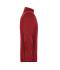 Heren Men's Knitted Workwear Fleece Jacket - SOLID - Rood-melange/zwart 10222