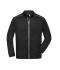 Heren Men's Knitted Workwear Fleece Jacket - SOLID - Zwart/zwart 10222