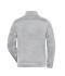 Heren Men's Knitted Workwear Fleece Jacket - SOLID - Wit-melange/carbon 10222