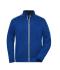 Heren Men's Knitted Workwear Fleece Jacket - SOLID - Donkerroyal-melange/navy 10222