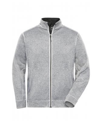 Homme Veste polaire de travail tricot femme - SOLID - Blanc-mélange/carbone 10222