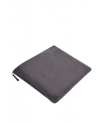 Unisex Fleece Blanket Donkergrijs 7553