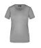 Dames Ladies' Basic-T Heather-grijs 7554